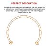 260cm Gold Metal Wedding Arch Round Balloon Birthday Party