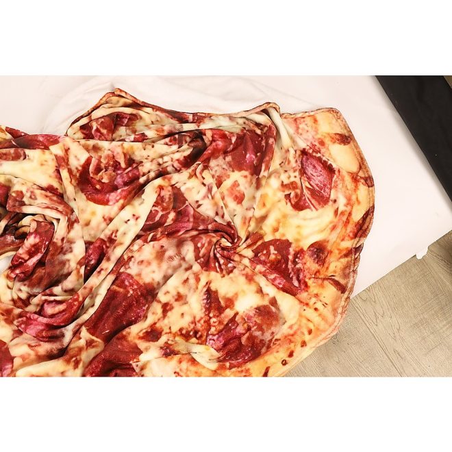 Pizza Blanket 150cm Throw Rug