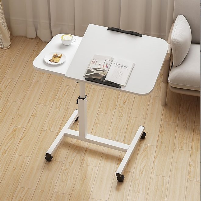 Laptop Desk Portable Mobile Computer Table Stand Adjustable Bed Study