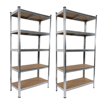 2 x 1.8M Garage Shelving Warehouse Rack Storage Shelves Pallet Racking