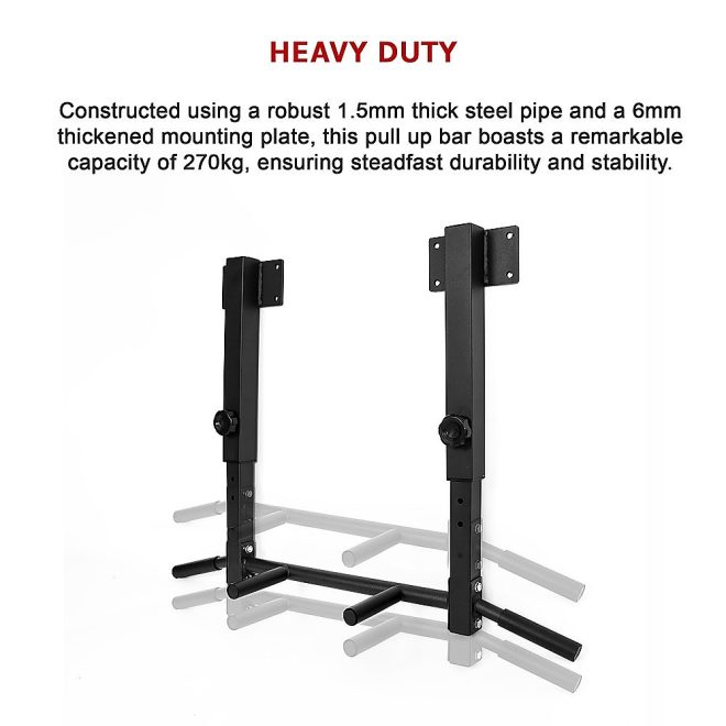 Ceiling Wall Joist Mount Pull Up Bar Chin Up Gym