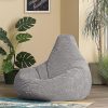 Jumbo Cord Beanbag Chair Cover Unfilled Large Bean Bag – Grey