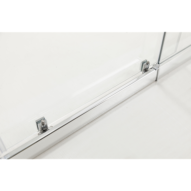 Adjustable 1000x1000mm Double Sliding Door Glass Shower Screen in Chrome