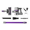 Handheld Vacuum Cleaner Cordless Bagless Stick Handstick Car Vac 2-Speed – Purple and Grey