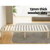 Bed Frame Single Size Wooden Base Mattress Platform Timber Pine AMBA