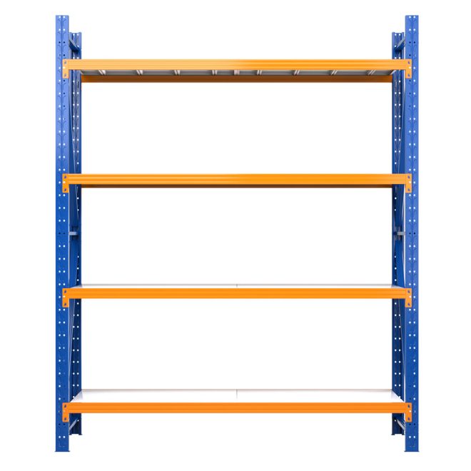 2.4Mx2M Garage Shelving Warehouse Rack Pallet Racking Storage Shelf Blue