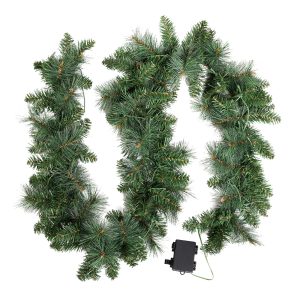 1.8m Christmas Garland with LED lights Party Xmas Decorations