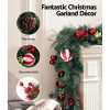 2.7m Christmas Garland with Decorations Xmas Wedding Party