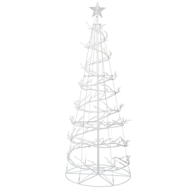 Christmas Tree 1.8M 6FT LED Xmas Decoration Cold White Lights