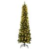 Christmas Tree 1.8m Pre-Lit 200 LED Lights Xmas Tree Decorations