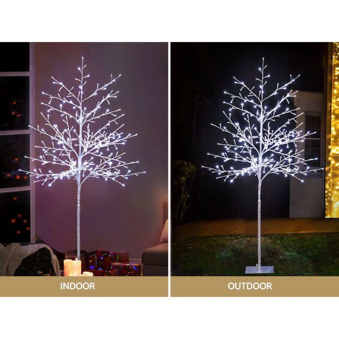 Solar Christmas Tree 1.5m Twigs 304 LED Lights Xmas Tree