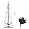 Solar Christmas Tree 3.6M 400 LED Xmas Tree Decor 8 Light Modes