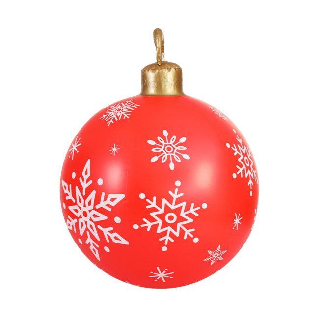 Christmas Inflatable Ball Bauble 60cm Outdoor Decoration Red