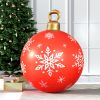 Christmas Inflatable Ball Bauble 60cm Outdoor Decoration Red