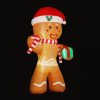 Christmas Inflatable Gingerbread Man 2.4M Illuminated Decorations