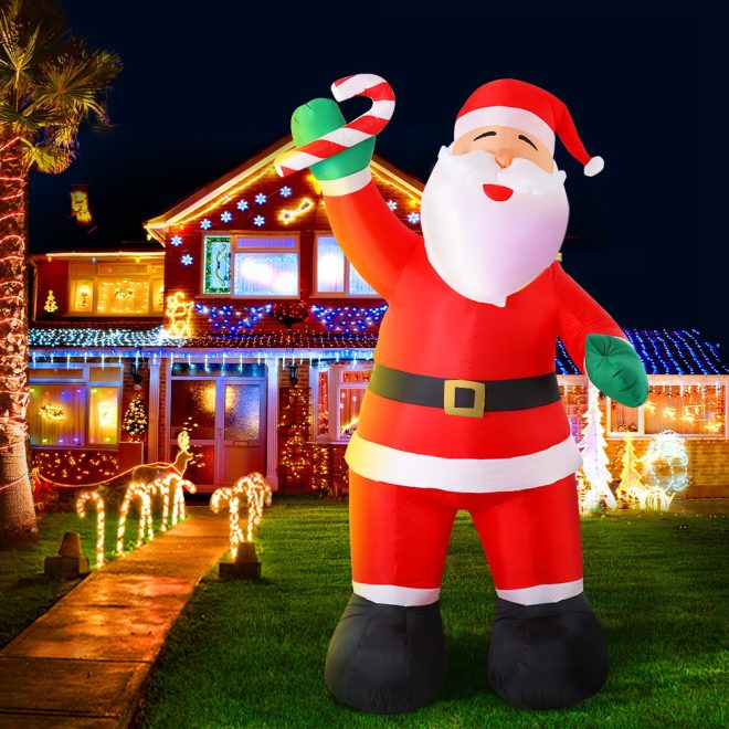 Christmas Inflatable Santa 3M Illuminated Decorations