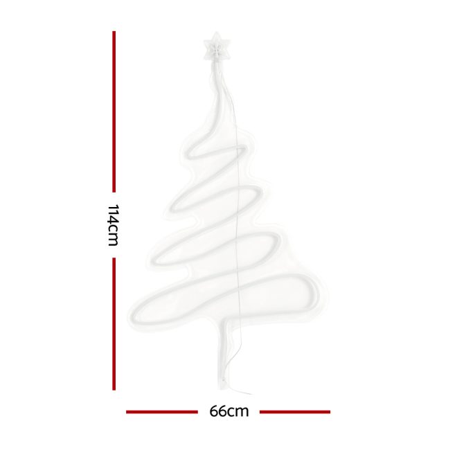 Christmas Lights Motif LED Light Outdoor Decorations 114cm Tree