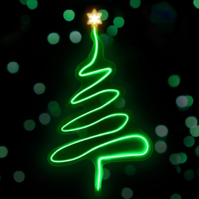 Christmas Lights Motif LED Light Outdoor Decorations 114cm Tree