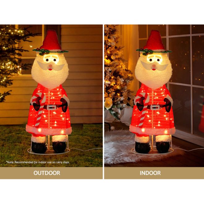 Christmas Lights LED Light Santa 1.2M Motif 3D Decoration Outdoor