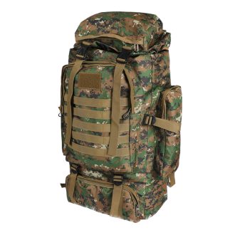 80L Military Tactical Backpack Rucksack Hiking Camping Outdoor Trekking Army Bag