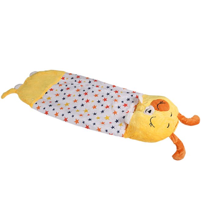 Sleeping Bag Child Pillow Kids Bags Happy Napper – 180 x 70 cm, Dog Design