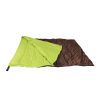 Double Sleeping Bag Bags Outdoor Camping Hiking Thermal -10 deg Tent – Green and Brown