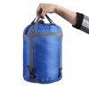 Single Sleeping Bag Bags Outdoor Camping Hiking Thermal -10 deg Tent – Blue