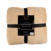 Royal Comfort Plush Blanket – Camel