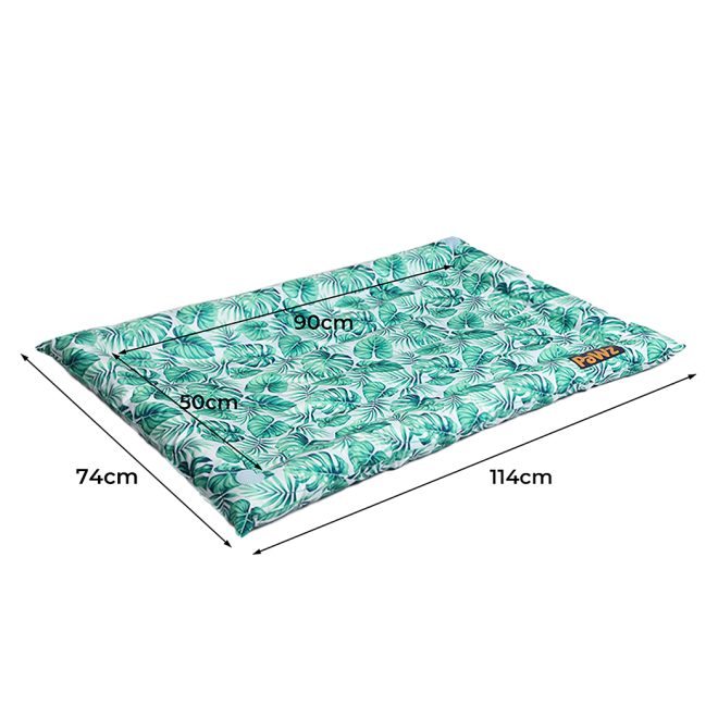 Pet Cool Gel Mat Cat Bed Dog Bolster Waterproof Self-cooling Pads Summer – L