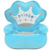 Plush Children’s Chair Blue – Prince