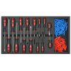 Workshop Tool Trolley with 1125 Tools Steel Red