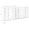 Gabion Basket Galvanised Steel 85x30x200 cm