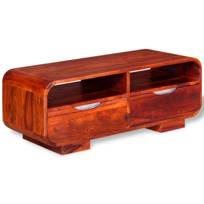 Coffee Table Solid Sheesham Wood 90x40x35 cm