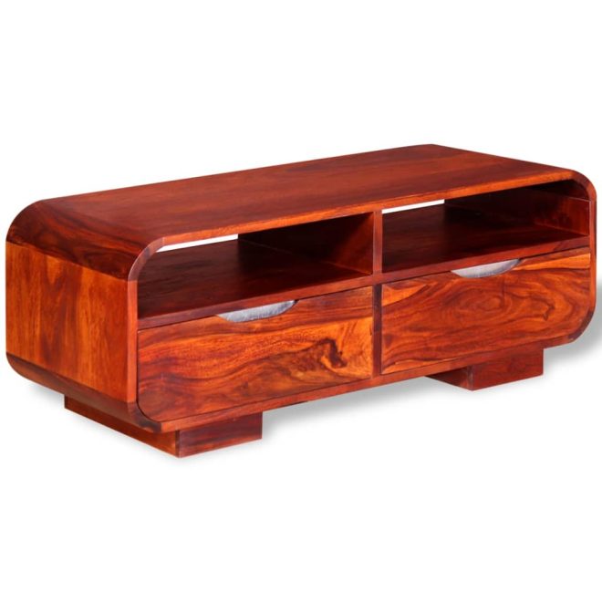 Coffee Table Solid Sheesham Wood 90x40x35 cm