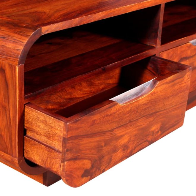 Coffee Table Solid Sheesham Wood 90x40x35 cm