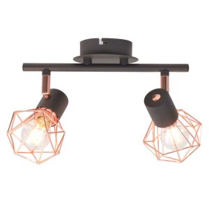 Ceiling Lamp with E14 Black and Copper – 2