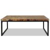 Coffee Table Teak Resin – 110x60x40 cm, Black