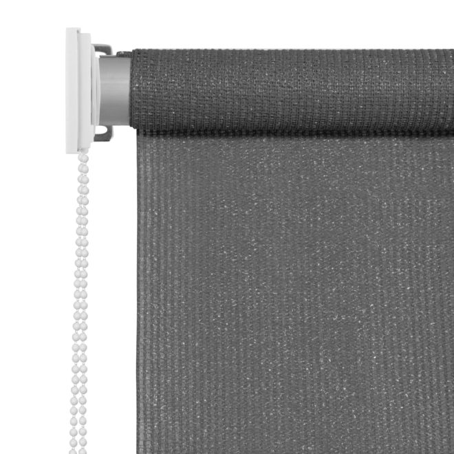 Outdoor Roller Blind Anthracite – 220×140 cm