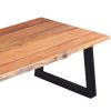 Coffee Table Solid Acacia Wood 110x60x40 cm