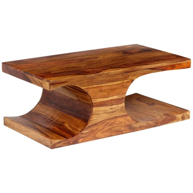 Coffee Table Solid Sheesham Wood 90x50x35 cm