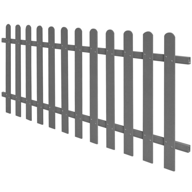 Picket Fence WPC 200×80 cm