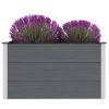 Garden Raised Bed WPC Grey – 100x50x54 cm