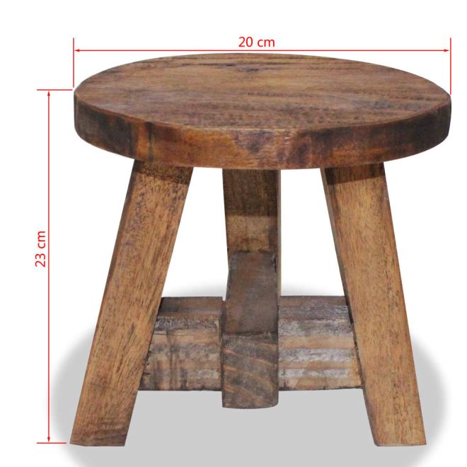 Stool Solid Reclaimed Wood