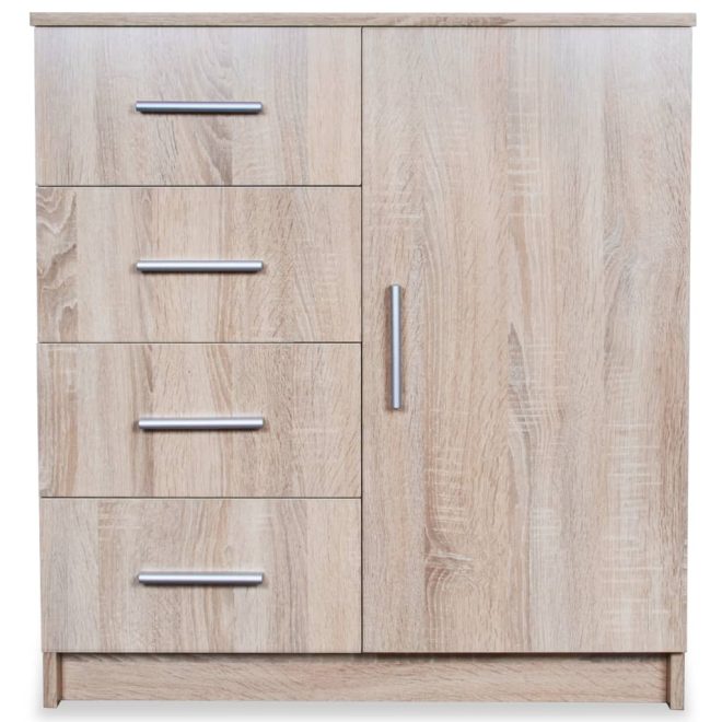 Sideboard Engineered Wood 79x35x88 cm – Oak