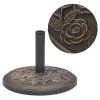 Parasol Base Resin Round Bronze 9 kg