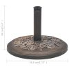 Parasol Base Resin Round Bronze 9 kg