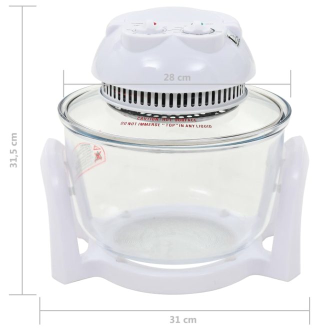 Halogen Convection Oven with Extension Ring 800 W 10 L