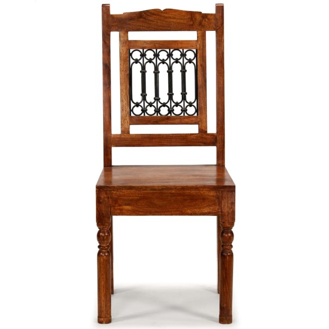 Dining Chairs Solid Wood with Sheesham Finish Classic – 2