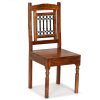 Dining Chairs Solid Wood with Sheesham Finish Classic – 2