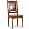 Dining Chairs Solid Wood with Sheesham Finish Classic – 2